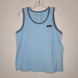NWT Patagonia organic cotton blue tank top - small